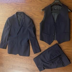 banana republic men 3 pc suit